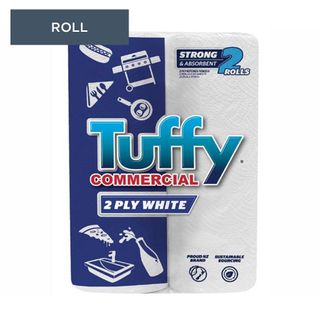 TUFFY KITCHEN PAPER TOWEL TWIN PACK WHIT