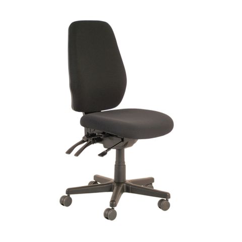 BURO AURA ERGO+ CHAIR BLACK NO ARMS