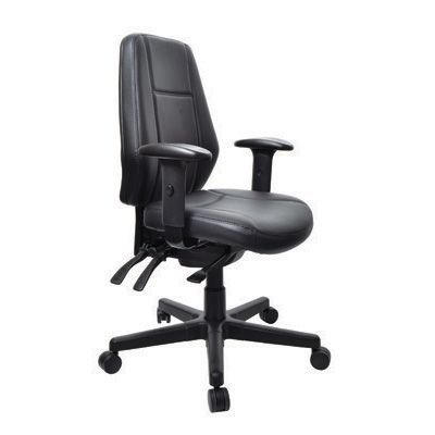 BURO AURA ERGO+ CHAIR PU LEATHER w ARMS