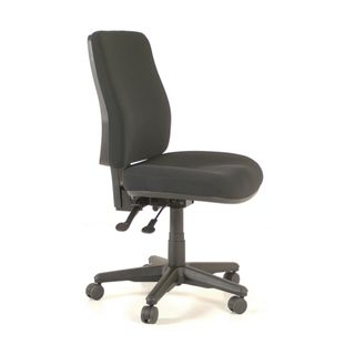 CHAIR BURO ROMA HIGHBACK 2 LEVER BLACK