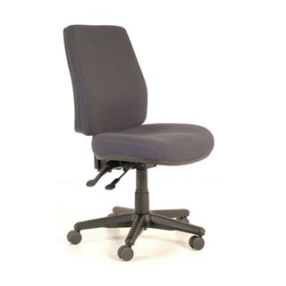 CHAIR BURO ROMA HIGHBACK 2 LEVER GREY