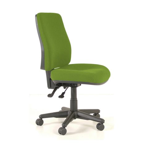 CHAIR BURO ROMA HIGHBACK 2 LEVER GREEN