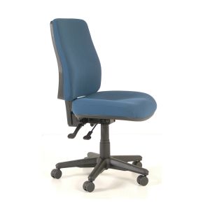 CHAIR BURO ROMA HIGHBACK 2 LEVER NAVY