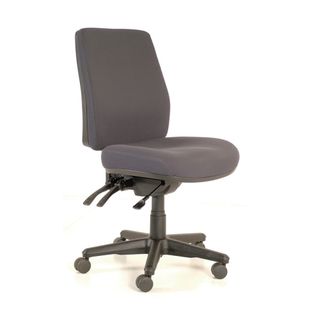 CHAIR BURO ROMA HIGHBACK 3 LEVER GREY