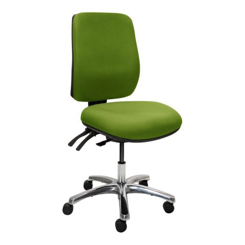 CHAIR BURO ROMA HIGHBACK 3 LEVER GREEN