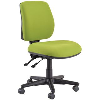 CHAIR BURO ROMA MIDBACK 2 LEVER GREEN