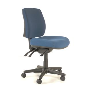 CHAIR BURO ROMA MIDBACK 3 LEVER NAVY