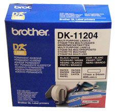 LABEL PRINTER LABEL P-TOUCH DK11204