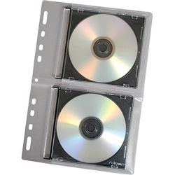 CD/DVD BINDER SHEETS FELLOWES PKT/10