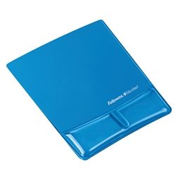FELLOWES MOUSE PAD/WRIST SUPPORT BLUE