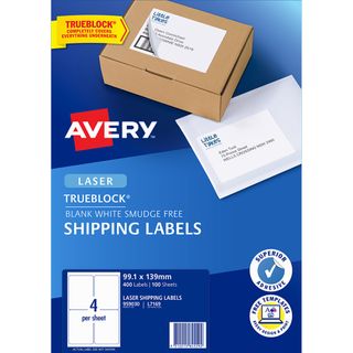 AVERY LASER LABELS L7169 4UP PK/100