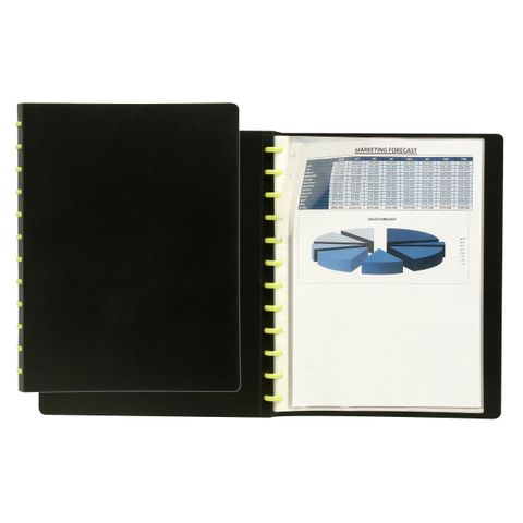 MARBIG KWIK ZIP DISPLAY BOOK A4