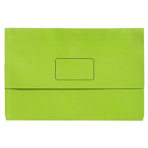 SLIMPICK FOOLSCAP DOCUMENT WALLET GREEN