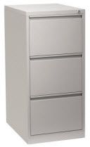 FILING CABINET FIRSTLINE 3 DRAWER SILVER