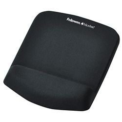 FELLOWES MOUSE PAD PLUSHTOUCH BLACK