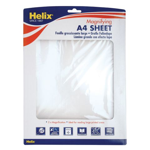 HELIX MAGNIFYING SHEET A4