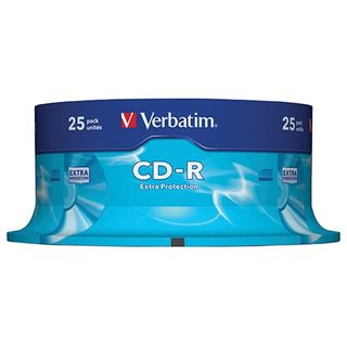 VERBATIM CD-R 700MB 52X SPINDLE 25