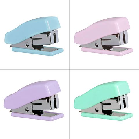 MARBIG MINI STAPLER W/STAPLES PASTEL