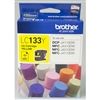 INK CARTRIDGE BROTHER LC-133Y YELLOW