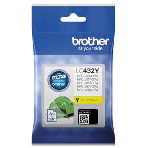 Brother LC432Y Yellow Ink Cartridge