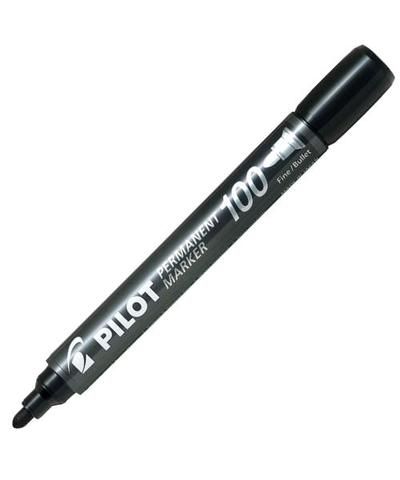 PILOT 100 PERMANENT MARKER BLACK BULLET