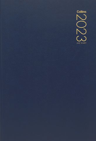 COLLINS DIARY A42 NAVY ODD YEAR