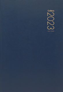 COLLINS DIARY A52 NAVY ODD YEAR