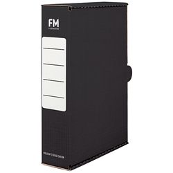 STORAGE CARTON FM BLACK FOOLSCAP