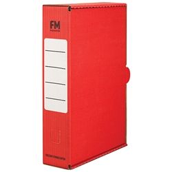 STORAGE CARTON FM RED FOOLSCAP