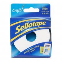 SELLOTAPE 4195 FOAM FIXER STRIP 25X3M