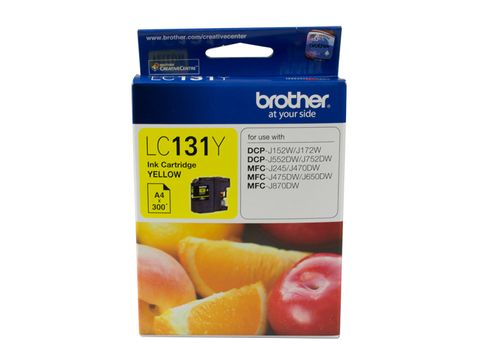 INKJET CARTRIDGE BROTHER LC-131Y YELLOW