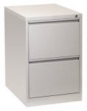 FILING CABINET FIRSTLINE 2 DRAWER SILVER