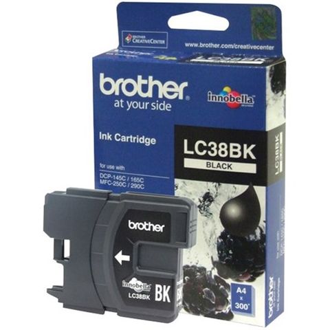 LC38BK BLACK INKJET CARTRIDGE BROTHER