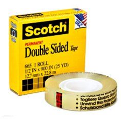 DOUBLE SIDED TAPE 3M SCOTCH 665 19x33