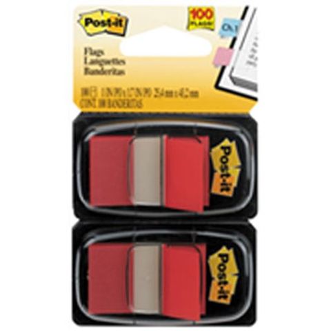 POST IT FLAGS 680-RD2 RED PKT/100