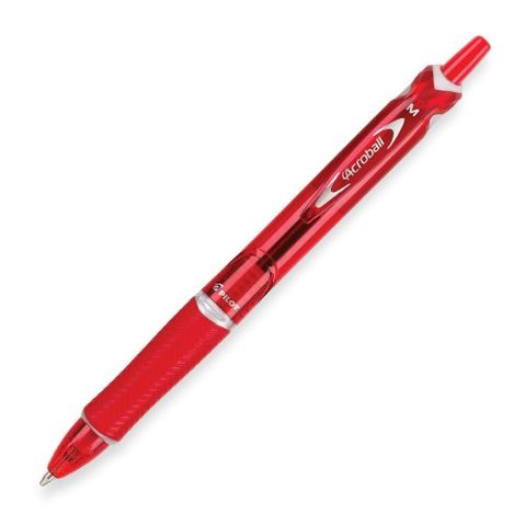 BALL POINT PEN PILOT ACROBALL RED 0.7MM