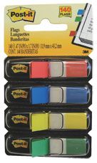 POST-IT FLAGS MINI 683-4 ASSORTED COLOUR