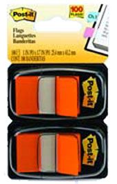 POST IT FLAGS 680-OE2 ORANGE PKT/100