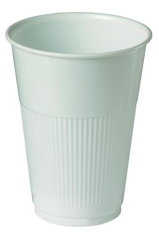PLASTIC COLD CUPS WHITE 230ML PKT/50