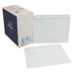 ENVELOPE E31/C4 WHITE PLAIN S/S SINGLES