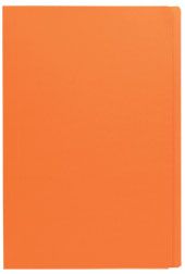 FILE FOLDER COLOURED FCAP FM ORANGE PK50
