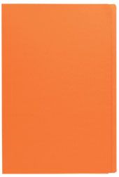 FILE FOLDER COLOURED FCAP FM ORANGE PK50