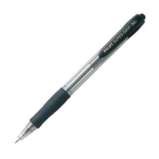 PILOT SUPERGRIP BALLPOINT PEN MED BLACK