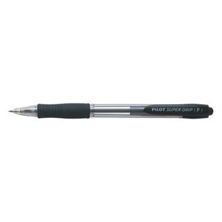 PILOT SUPERGRIP BALLPOINT PEN FINE BLACK