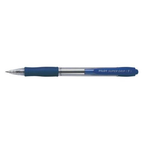 PILOT SUPERGRIP BALLPOINT PEN FINE BLUE