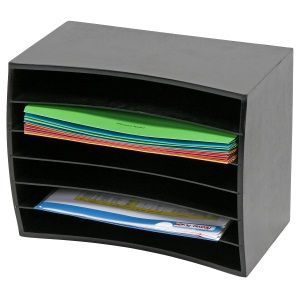 DESK ORGANISER MARBIG WOODEN 6 TIER L390