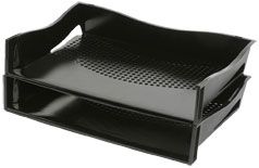 ENVIRO DOCUMENT TRAY L/SCAPE BLACK