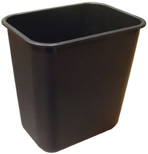 WASTE BIN BLACK 12L MARBIG ENVIRO