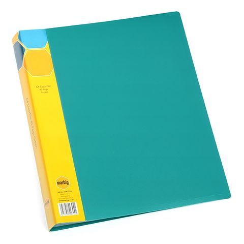 MARBIG DISPLAY BOOK A4 40PG GREEN.