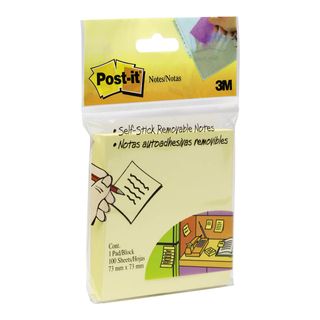 Post-it Notes Yellow 654-HBY 76x76mm Pad
